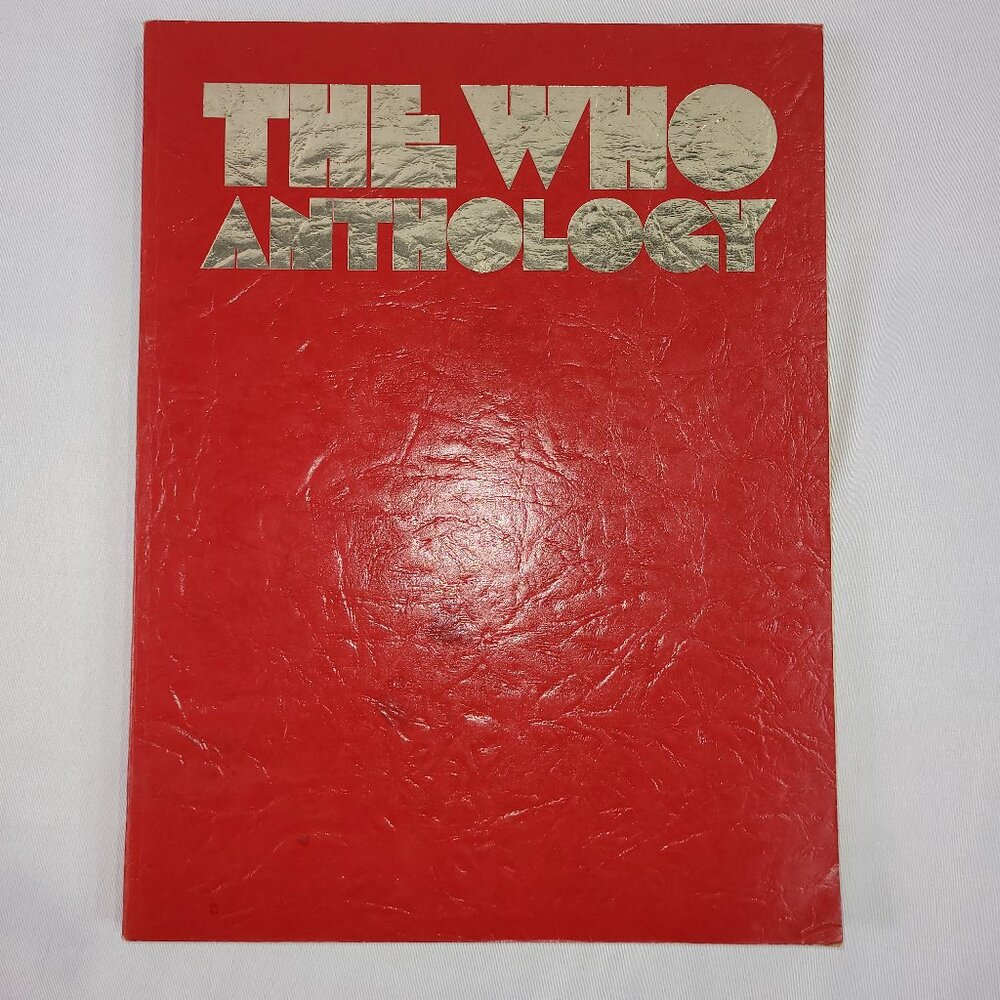 The Who Anthology Guitar Lyrics Music Song Book